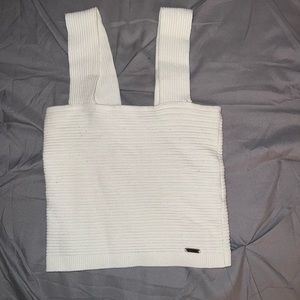 hollister square neck tank